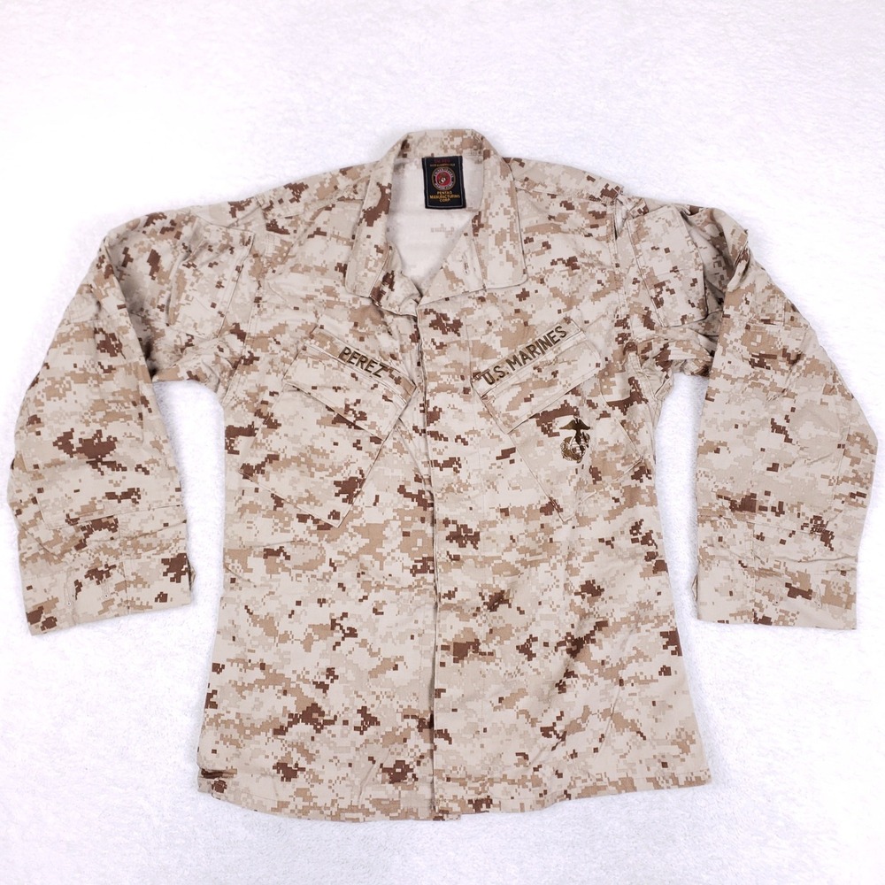 USMC Desert MARPAT Camo Jacket Small Regular Combat Utility Blouse Military